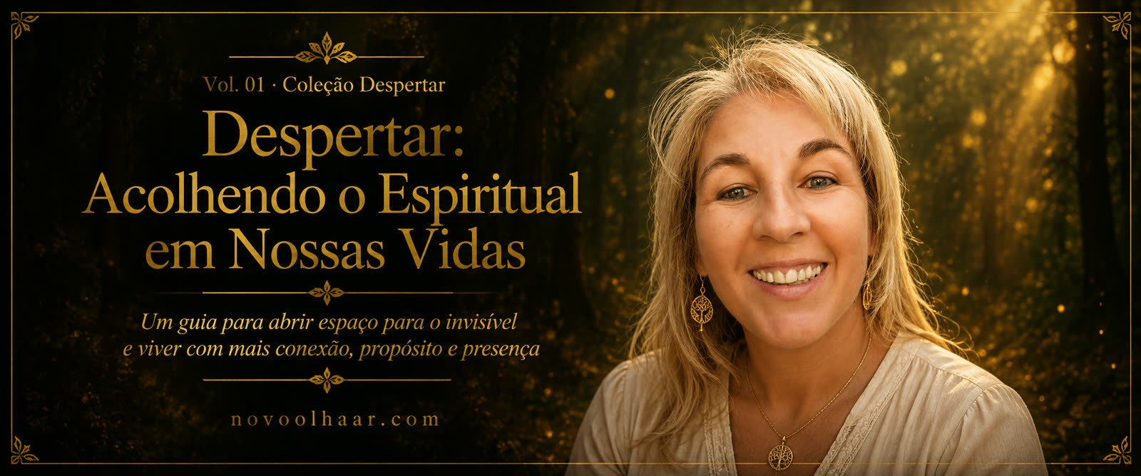 Fabiana de Bom, autora de Despertar: Acolhendo o Espiritual em Nossas Vidas
